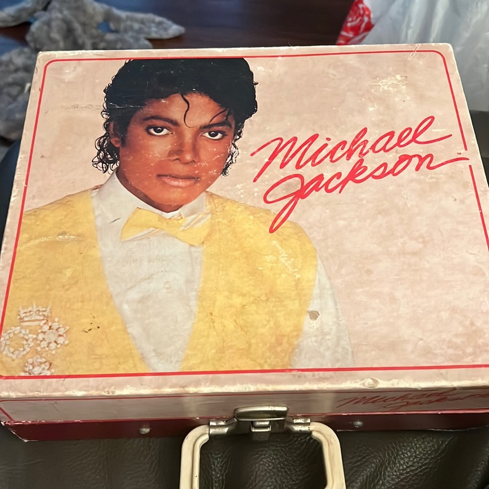 Vintage Michael Jackson record player